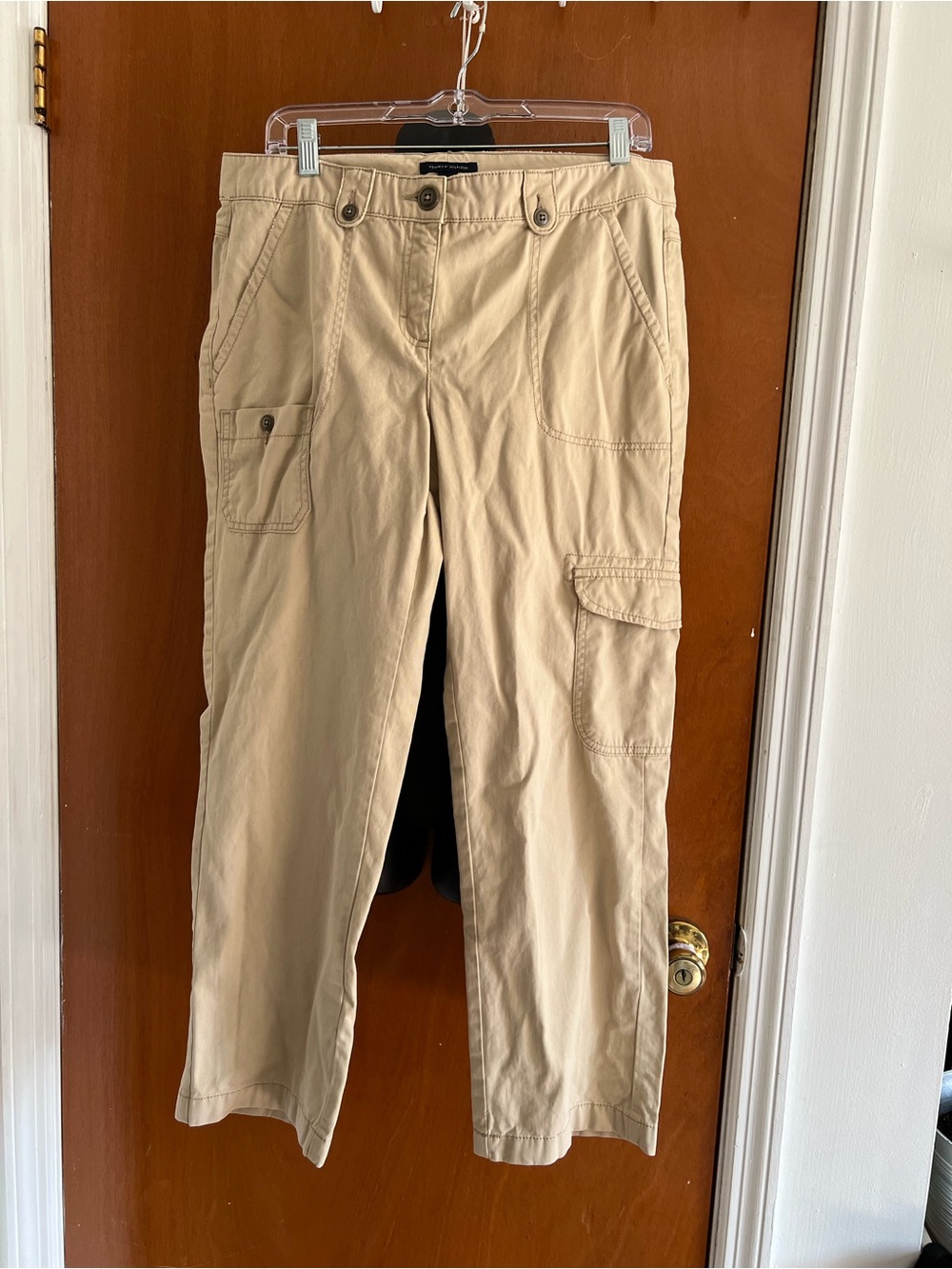 Tommy Hilfiger Tan Cargo Pants - Classic Utility Style